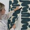 Tempaper Wiggle Room by Bobby Berk Peel and Stick Wallpaper Blue/Cream